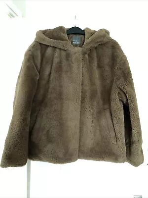 Buy Primark Ladies Teddy Bear Jacket Size M 12/14 • 3£