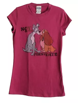 Buy Disney Lady And The Tramp T-shirt Teens Juniors Sizes • 14.40£