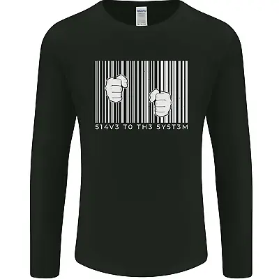 Buy Slave To The System Anti Capitalism Mens Long Sleeve T-Shirt • 11.99£