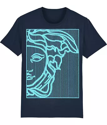 Buy Medusa Head Geometric Chic Couture T Shirt Design Versac♫ Retro Fashion Classics • 18.75£