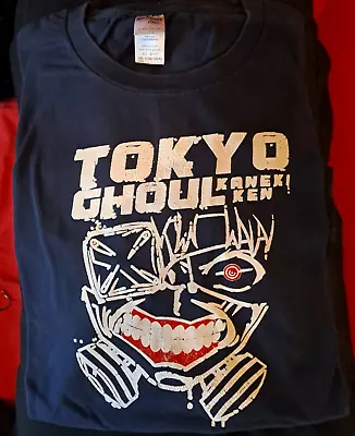 Buy T-shirt Gildan - Manga Anime -  Tokyo Ghoul- Graphic- Size  3XL -Blue • 4.49£