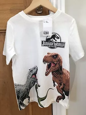 Buy H&M Jurassic World T Shirt Age 4-6 Years • 4£