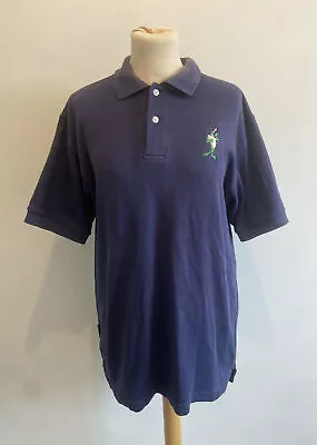 Buy Acme Clothing Michigan J. Frog Navy Polo 1995 Looney Tunes Vintage Size Small • 16.99£
