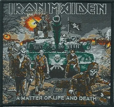 Buy IRON MAIDEN Patch A MATTER OF LIFE AND DEATH 2020 IN PACK:& Album Official Merch • 4.30£