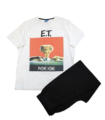 Buy Mens ET Pyjama Set Cotton Top Bottoms Pants Character Gift Pack PJ Lounge Wear • 11.99£