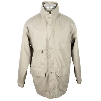 Buy NORTHWOOD Beige Zip Up Jacket Size Small Men’s With Built In Hood • 9.77£
