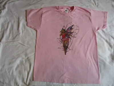 Buy Pink Fairy T-shirts Gorgeous Character Bespoke Handmade For Older Girls • 14.99£