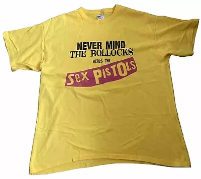 Buy Sex Pistols 2007 Tour T-shirt XL Yellow • 14.99£
