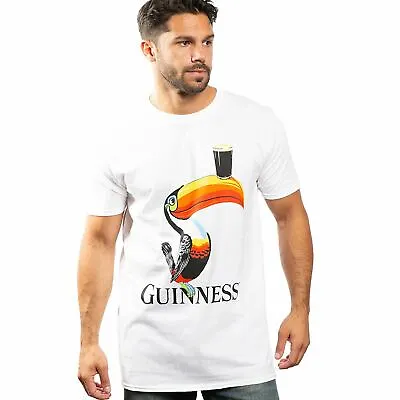 Buy Official Guinness Mens Toucan T-shirt White S - XXL • 13.99£