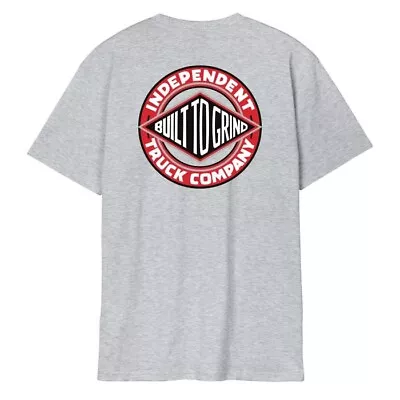 Buy Independent TRUCK CO BTG SUMMIT UNION Regular T-shirt HEATHER GREY SKATE WOW CLB • 27.99£