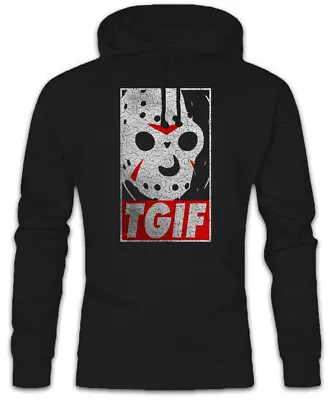Buy 13th Friday Hoodie Sweatshirt The Jason Blood Halloween 13th Fun Thank God • 40.79£
