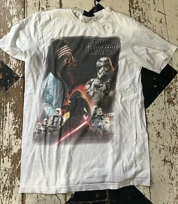 Buy Cotton Star Wars T-shirt Vintage Logo Approx 35” Chest - S • 8£