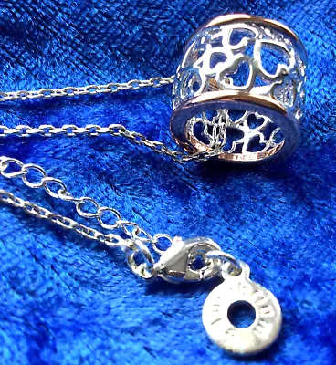 Buy Equilibrium Necklace 2 Tone Ladies Jewellery Round Heart Pendant • 6.95£