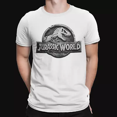 Buy Jurassic World T-Shirt - Film - Movie - Retro - Action - Dinosaur Cool • 8.39£