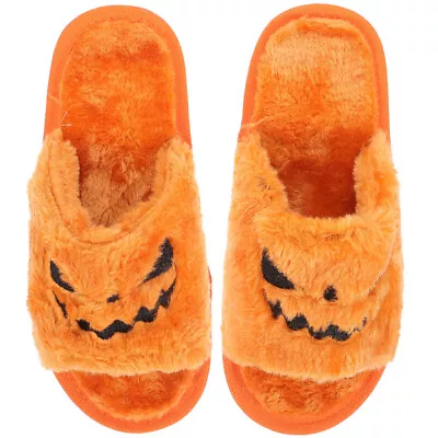 Buy  Goth Slippers Halloween Plush Comfortable Open Toe Indoor Girls Autumn • 21.28£