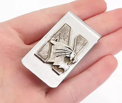 Buy ELCO 925 Sterling Silver - Vintage NW University Wildcats Money Clip - TR1267 • 112.72£