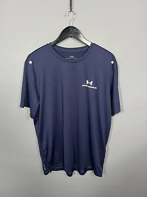 Buy UNDER ARMOUR THE UA RUSH T-Shirt - Large - Navy - Great Condition - Men’s • 19.99£