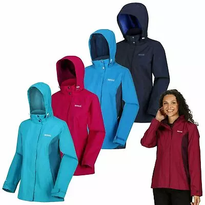 Buy Regatta Womens Daysha Waterproof Jacket Full Zip Up Hooded Coat • 32.99£