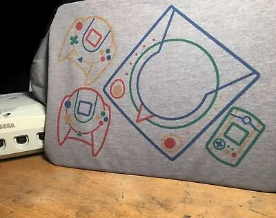 Buy Sega Dreamcast SNES Illustration T-Shirt - Japanese Super Famicom Inspired • 16.49£