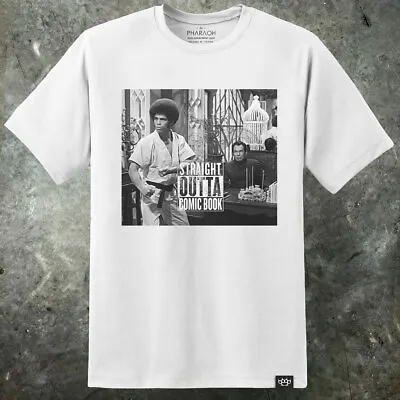 Buy Bruce Lee Enter The Dragon Straight Outta Comic Book Movie Poster T Shirt Funny • 19.99£