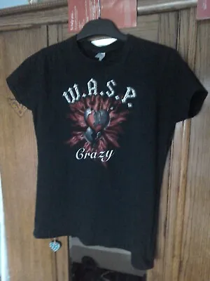 Buy W.A.S.P Heavy Metal Band Ladies T Shirt Black XL Used • 3£