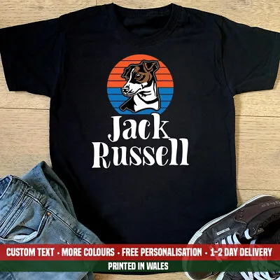 Buy Retro Jack Russell T Shirt Funny Dog Dad Daddy Fathers Day Pup Birthday Gift Top • 13.99£