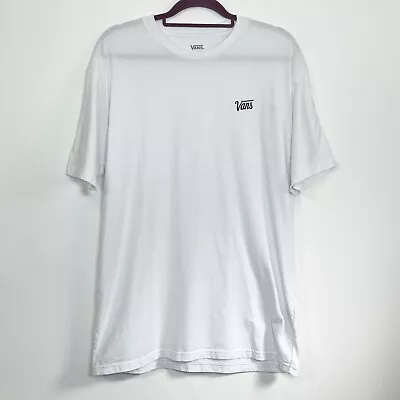 Buy Vans Men's T-shirt White Short Sleeve Lightweight UK Size L • 9.99£