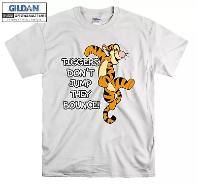 Buy Tigger T-shirt Winnie The Pooh Cartoon T Shirt Men Women Unisex Tshirt 3862 • 20.95£