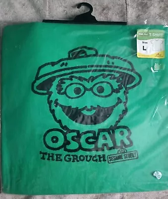 Buy Vintage Sesame Street Oscar The Grouch T Short Size Large BNWT • 14.99£
