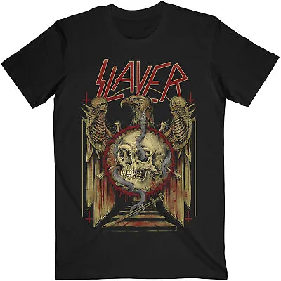 Buy Slayer Eagle & Serpent Official Tee T-Shirt Mens • 17.13£