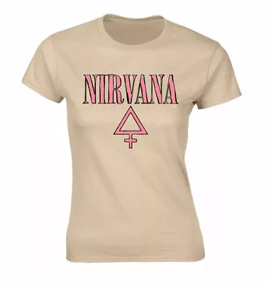 Buy Nirvana Femme Sand Womens Fitted T-Shirt OFFICIAL • 10.59£