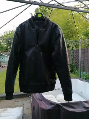 Buy Next.... Leather Bomber Jacket Small • 14.99£