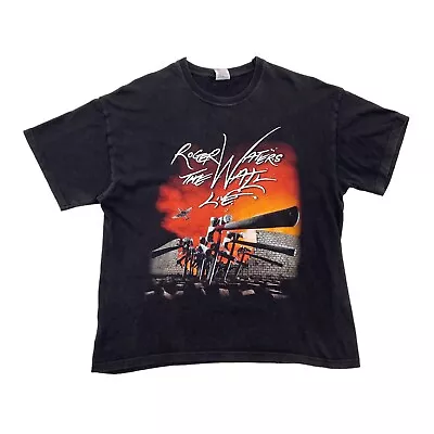 Buy Roger Waters The Wall Live European Tour Tshirt | Pink Floyd Rock Music Black • 35£