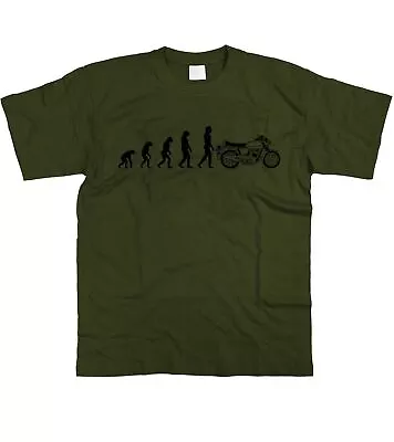 Buy Motorholics Mens Evolution Of Man To Norton Commando T-Shirt S - 5XL • 12.99£