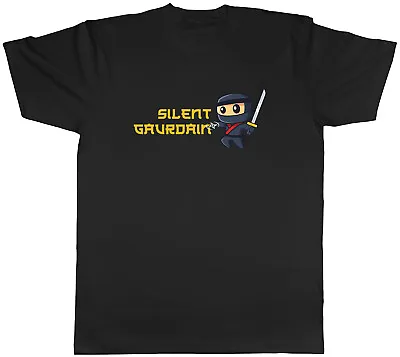 Buy Funny Ninja Mens T-Shirt Silent Guardian Samurai Tee Gift • 8.99£