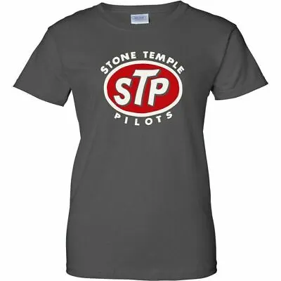 Buy Stone Temple Pilots STP Logo Womens T Shirt Retro Ladies Tee Vintage Rock Band • 16.55£
