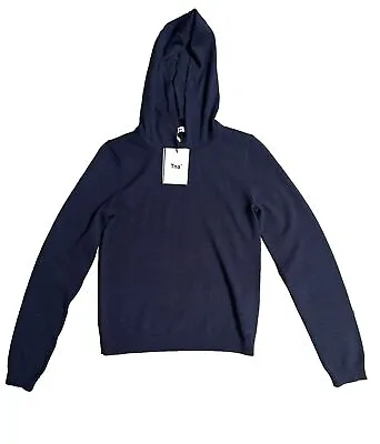 Buy TNA Women’s Wool Blue Pullover Hoodie ,Blue New Size Small,accept Offers • 37.93£