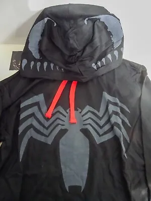 Buy Venom Hooded Long Sleeved T-Shirt Hoody Hoodie Size Large Lootwear Loot Crate • 26.99£