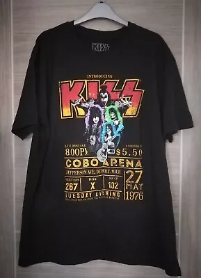 Buy Kiss - Cobo Arena '76 Official Merch Eco Recycling T-Shirt - XXL - New • 11.99£