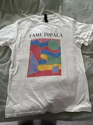 Buy Tame Impala Original Trippy Glasto Cotton T-Shirt (Medium, Psychedelic, Indie) • 12£