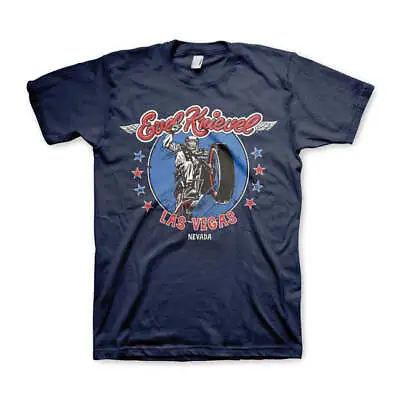 Buy Evel Knievel In Las Vegas T-Shirt Navy • 21.38£