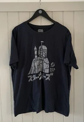 Buy Official Licensed Disney Star Wars Boba Fett Unisex Adult Black T-Shirt BNWT XL • 9.99£