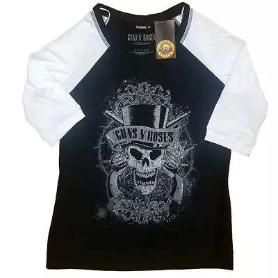 Buy Guns N' Roses - Ladies - XXXX-Large - Raglan Sleeves Three Quarter Sl - J500z • 13.61£