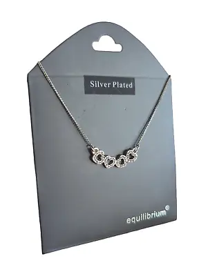 Buy Equilibrium Jewellery - 4 Heart Necklace • 6.99£