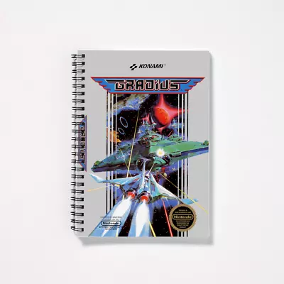 Buy Gradius Nintendo NES Game Cover Design Spiral Notebook • 8.99£