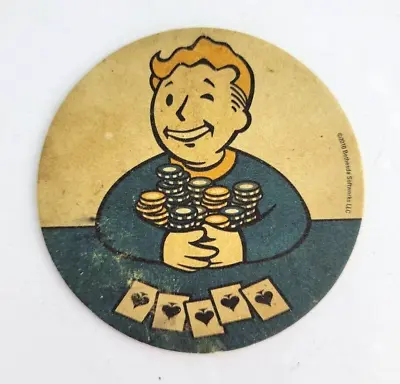 Buy Fallout New Vegas Promo Coaster Rare Merch Merchandise Collectibles Gaming • 4.73£