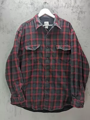 Buy FG Field Gear Flannel Shirt Jacket Size XL Fleece Lined Workwear Hiking • 17.95£