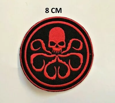 Buy Captain America Hydra Skull Embroidered Iron On Sew On Clothes Jacket Patch N-17 • 3£