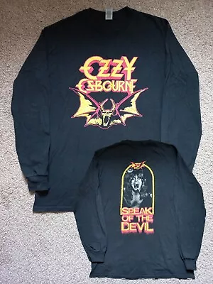 Buy Ozzy Osbourne Speak Of The Devil T-Shirt - Size M - Heavy Metal - Black Sabbath • 19.99£