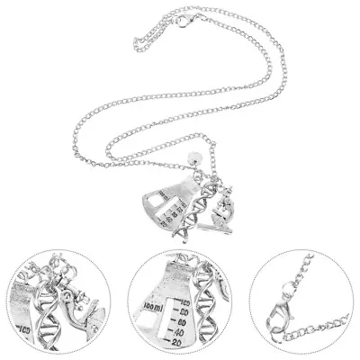 Buy Chemistry Science Necklace Biology Lab Equipment DNA Jewelry Gift-MI • 6.34£
